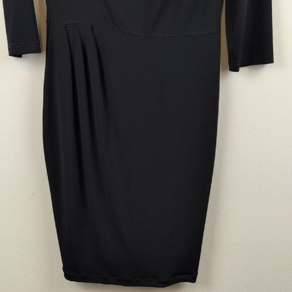 The Fold Clifton Black Dress Size 12 Comfortable Power Dressing - Picture 7 of 10